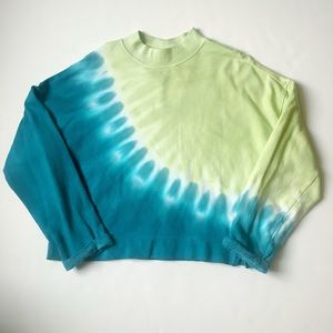 Old Navy Teal Tie Dye sweatshirt